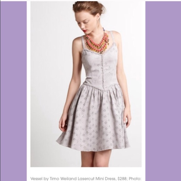 Anthropologie vessel by timo night flower dress 0