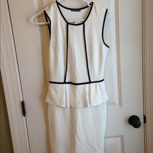 White Tiered Mini Dress