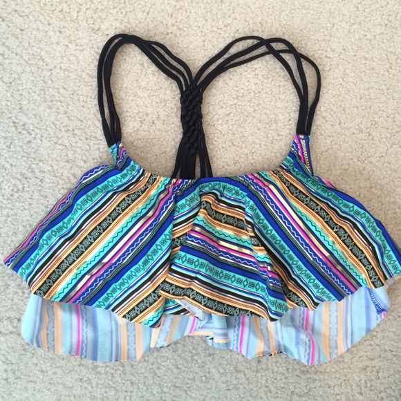 Victoria's Secret PINK Flounce Top Aztec