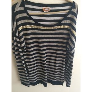 Sparkle Stripped Sweater
