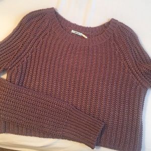 Mauve cropped sweater, Urban Outfitters, brand new