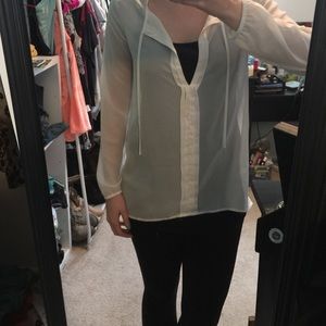 ‼️Sale‼️Sheer long sleeve Mudd shirt