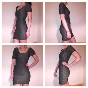 (New!) Olive Shimmery Bodycon Dress