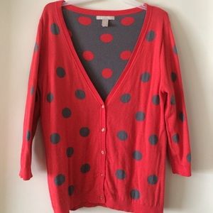 Cute Polka Dot 3/4 Sleeves BANANA REPUBLIC NWOT