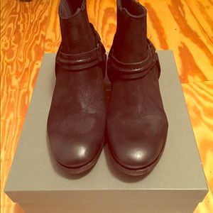 Ankle motorcycle boots