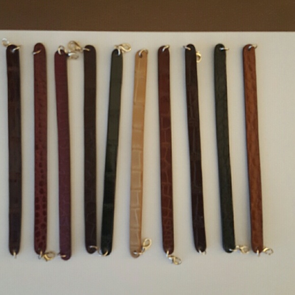 15$ EACH Authentic Alligator Skin Bracelets - Picture 1 of 2