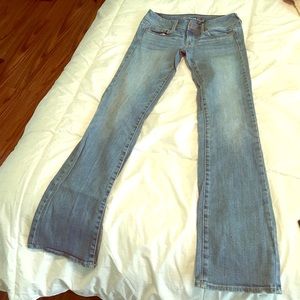 American Eagle boot cut light wash jeans