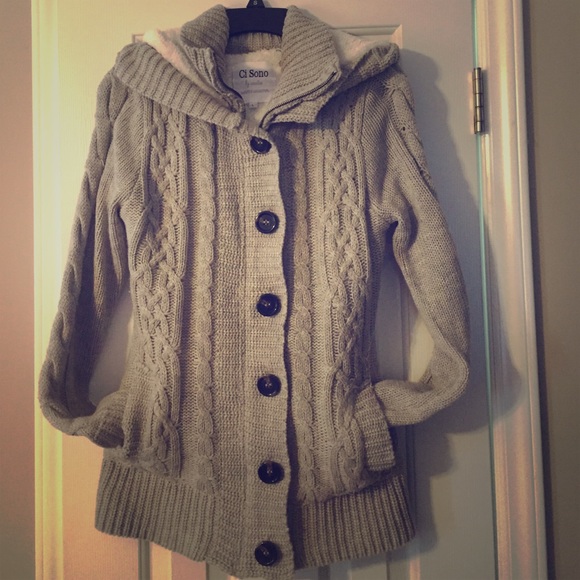 Button up sweater