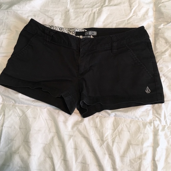 Black Volcom shorts