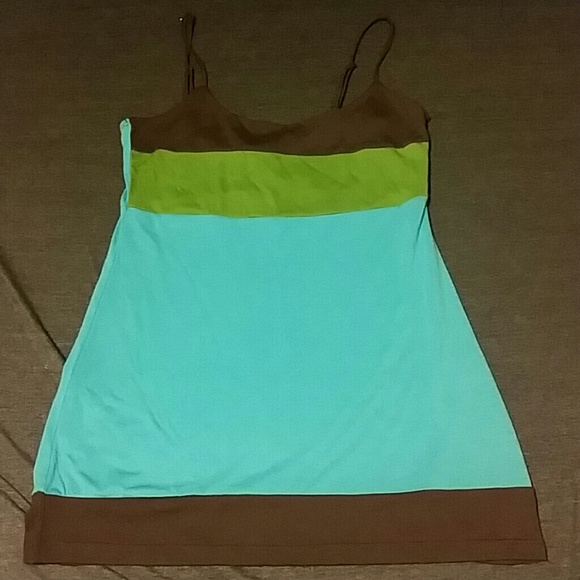 Blue tank top