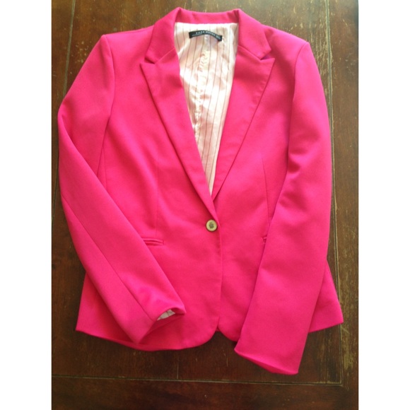 Zara hot pink blazer