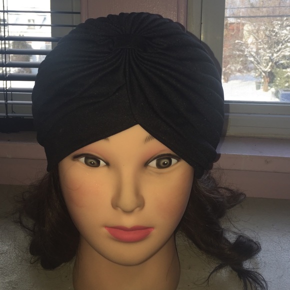Black gypsy turban