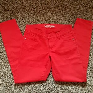 Old Navy red skinny pants