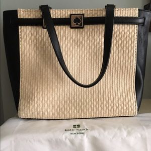 Kate spade natural weave purse