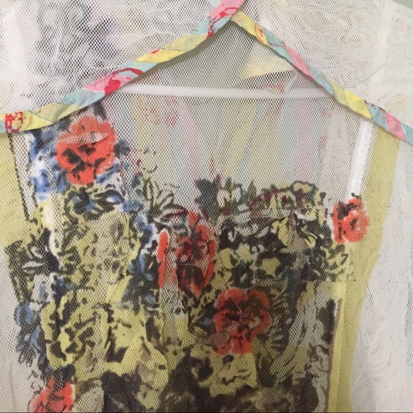 Mesh button down shirt. - Picture 3 of 4