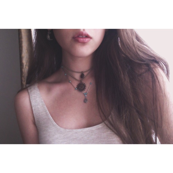 turquoise and silver necklace