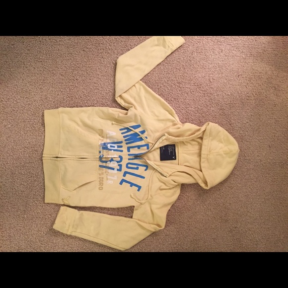 Yellow zip up