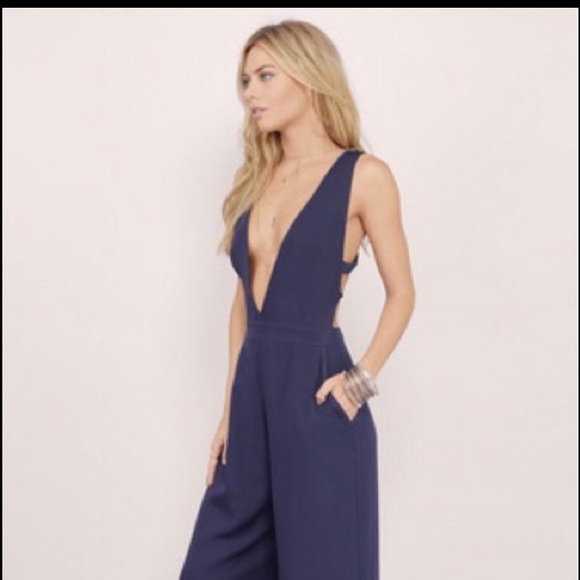 Navy jumpsuit