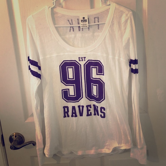 Victoria's Secret "Pink" Ravens long sleeve tee