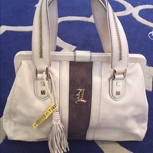 L.A.M.B. 'Love – Venezia' Satchel in white