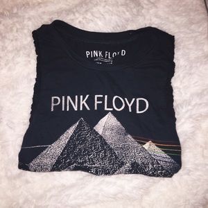 Pink Floyd Crochet Trim Muscle Tank