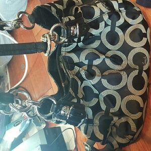 Black coach purse price firm