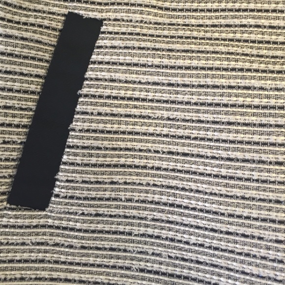 SALE! Ann Taylor Loft Cream/Black/Silver Skirt - Picture 3 of 4