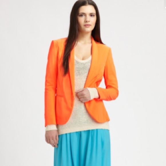 Rag and Bone neon blazer