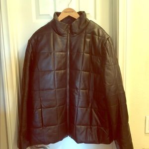 Black leather jacket. Perfect condition.