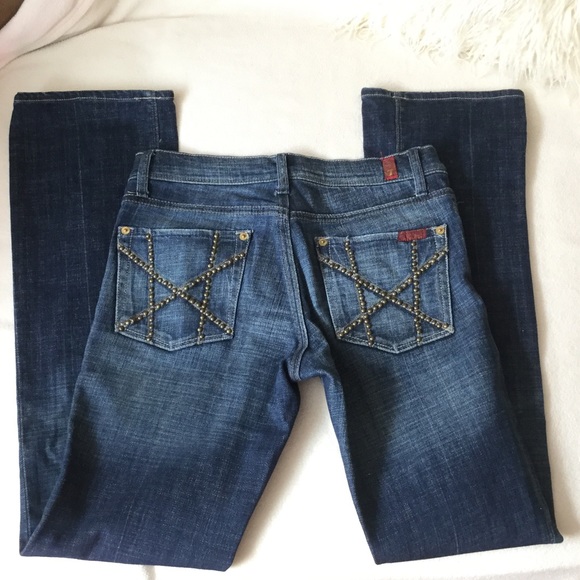 7 for all Mankind Like new dark wash jeans - Picture 3 of 4