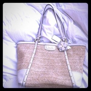 ‼️Coach summer tote , used once ‼️