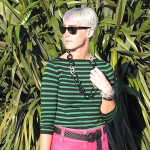 Zara Sweaters - Zara black and green striped sweater Zara Sweaters - Zara black and green striped sweater