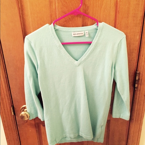Green sweater worn once!