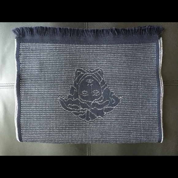 Navy Blue Versace Scarf - Picture 1 of 3