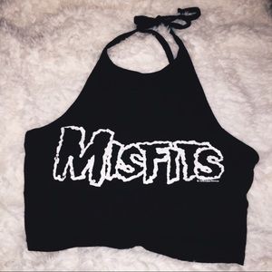 Misfits Graphic Halter Top
