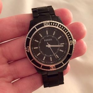 Fossil black watch