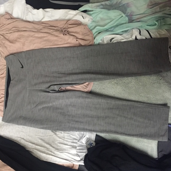 Grey Nike Crop Pants