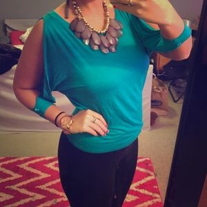 Cut-out blouse
