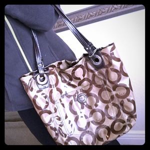 ‼️Coach water resistant tote ,