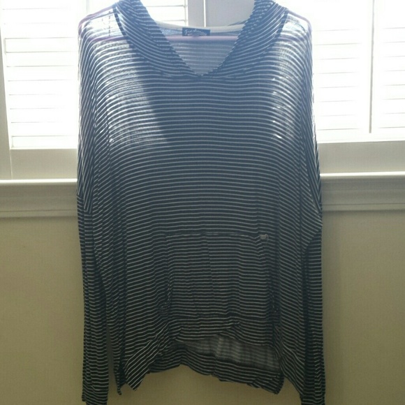 Striped hoodie