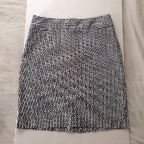 Pencil skirt navy/white