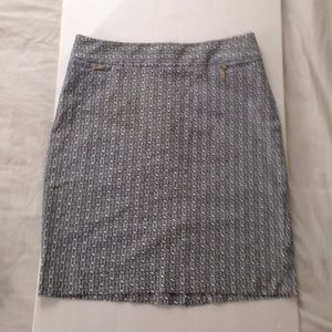 Pencil skirt navy/white