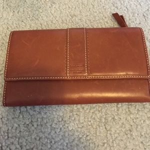 Coach leather wallet
