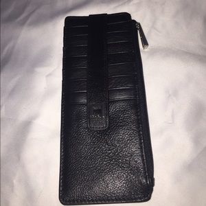 Lodis Black leather wallet