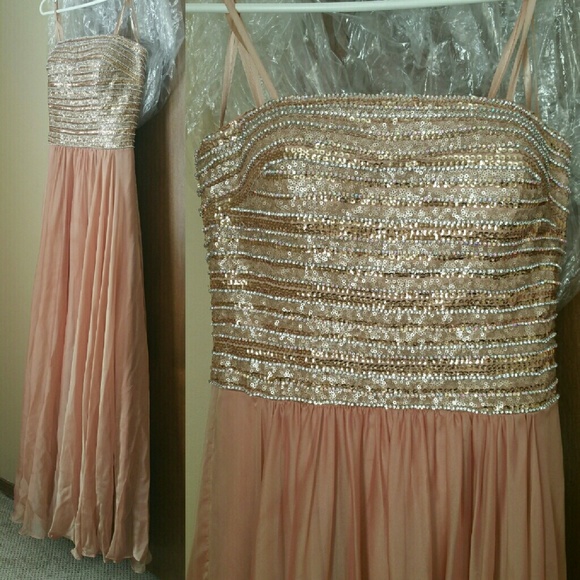 SOLD .... La FEMME formal prom gown size 4/6 - Picture 2 of 4