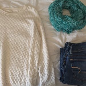 *Cream Dolman Sweater