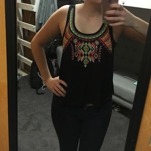 Tribal Print Tank Top
