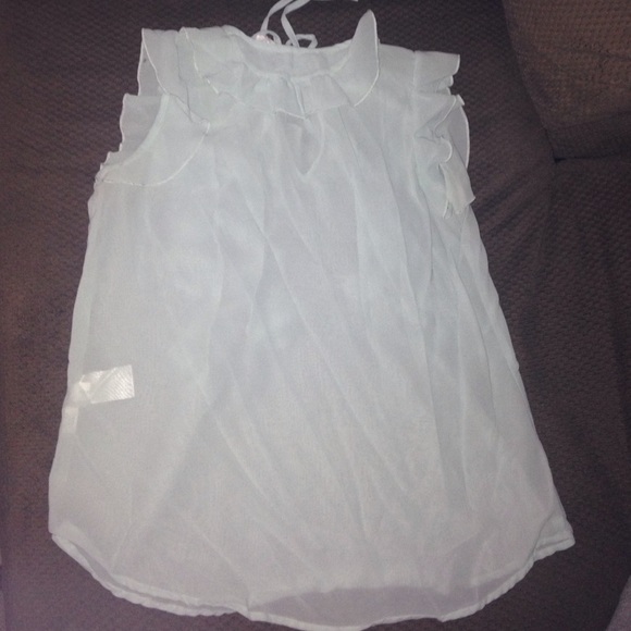 ❤️Light teal colored blouse - Picture 2 of 2