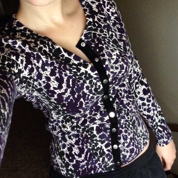 Purple button up shirt