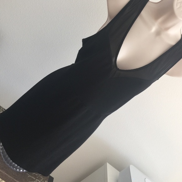 Black mini dress hm